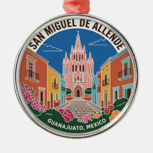 San Miguel de Allende Mexiko Ornament Aus Metall