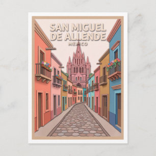 San Miguel de Allende Mexiko Postkarte