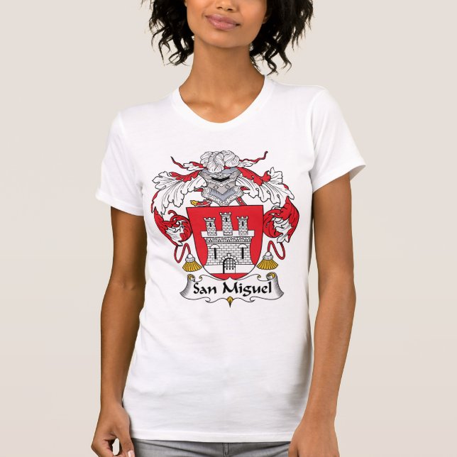 San Miguel Familienwappen T-Shirt (Vorderseite)