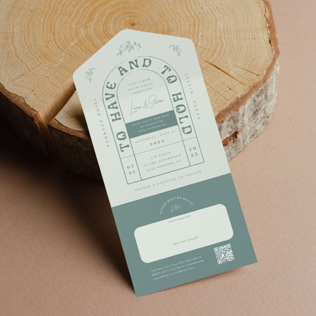 San Miguel Wedding Einladung mit RSVP Card (Von Creator hochgeladen)