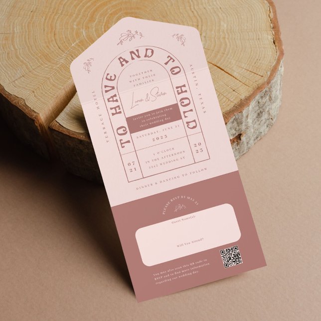 San Miguel Wedding Einladung mit RSVP Card (Von Creator hochgeladen)
