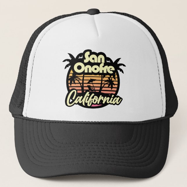 San Onofre Beach, Kalifornien Truckerkappe (Vorderseite)