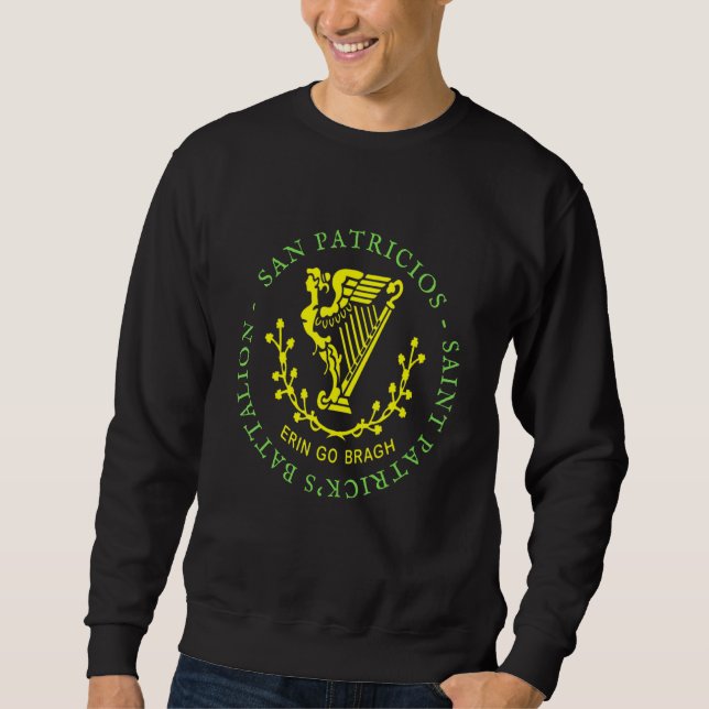 San Patricios Bataillon des heiligen Patrick Sweatshirt (Vorderseite)