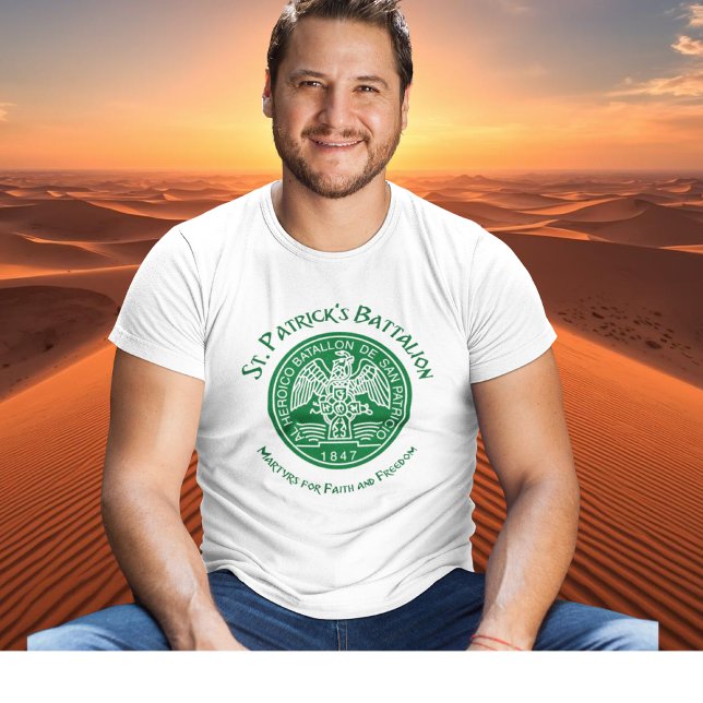 San Patricios Saint Patrick Battalion T-Shirt (Von Creator hochgeladen)