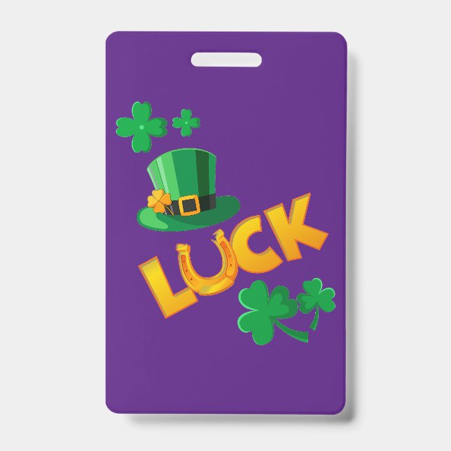 SAN PATRICKS DAY AUSWEIS (Vorderseite)