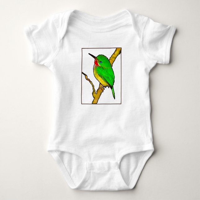 San Pedrito Puerto Rican Bird Baby Strampler (Vorderseite)
