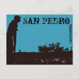 San Pedro Fisherman Postcard Postkarte