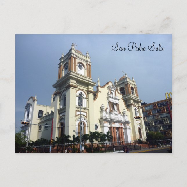 San pedro sula postkarte (Vorderseite)