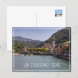 San Pellegrino Terme, Lombardei, Italien Postkarte