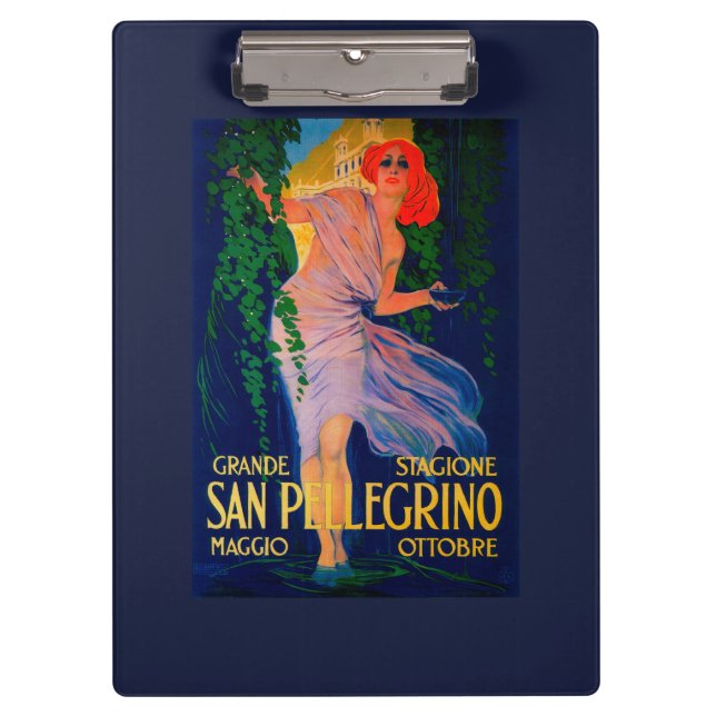 San Pellegrino Vintages PosterEurope Klemmbrett (Vorderseite)