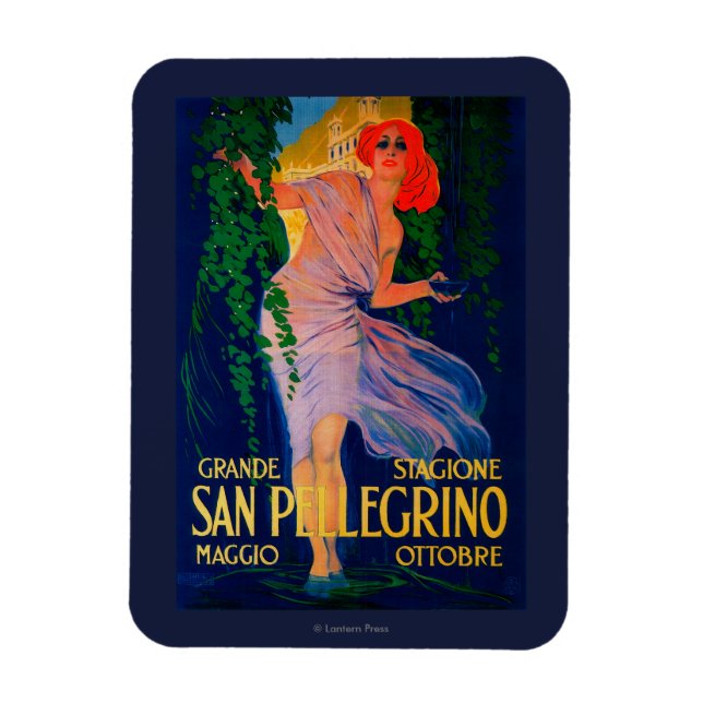 San Pellegrino Vintages PosterEurope Magnet (Vertikal)