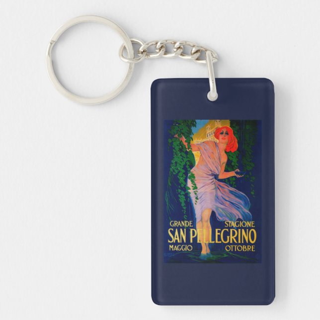 San Pellegrino Vintages PosterEurope Schlüsselanhänger (Vorderseite)