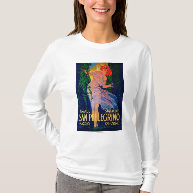 San Pellegrino Vintages PosterEurope T-Shirt (Vorderseite)