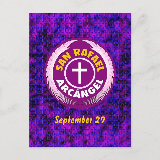 San Rafael Arcangel Postkarte (Vorderseite)