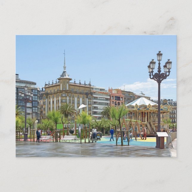 San Sebastian. 4. Postkarte (Vorderseite)