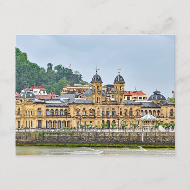San Sebastian. Aussicht auf die Bucht von La Conch Postkarte (Vorderseite)