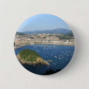San Sebastian Baskenland Spanien landschaftliche S Button