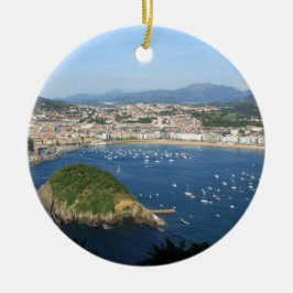 San Sebastian Baskenland Spanien landschaftliche S Keramikornament