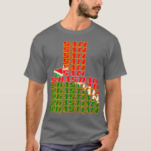 San Sebastian Kaskade Text 2 T-Shirt