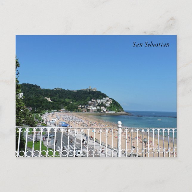 San Sebastian Postkarte (Vorderseite)