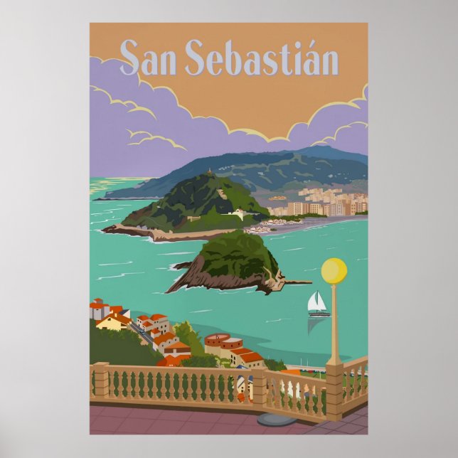 San Sebastian, Spain Poster (Vorne)