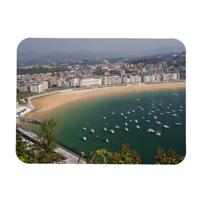 San Sebastian, Spanien. Die baskische Stadt San Magnet (Horizontal)