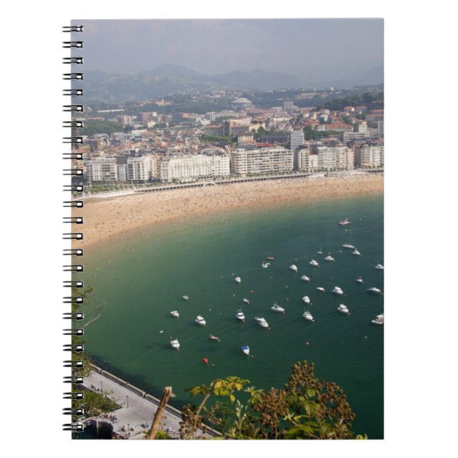 San Sebastian, Spanien. Die baskische Stadt San Notizblock (Vorderseite)