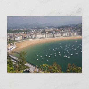 San Sebastian, Spanien. Die baskische Stadt San Postkarte