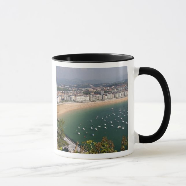 San Sebastian, Spanien. Die baskische Stadt San Tasse (Rechts)