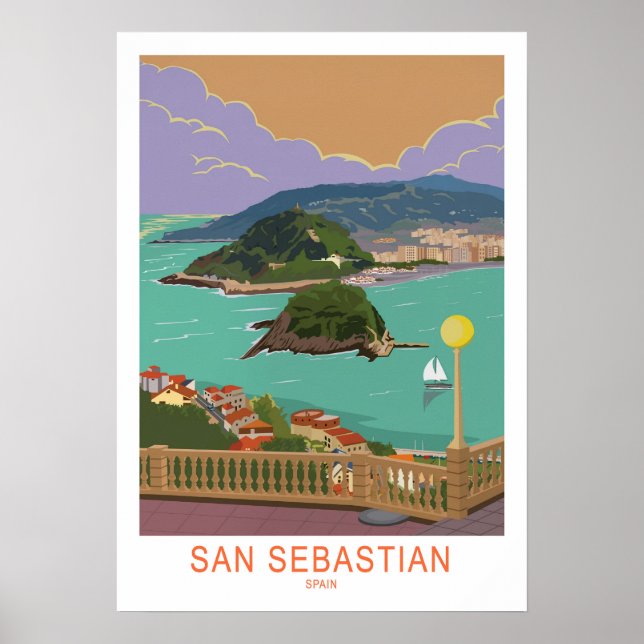 San Sebastián, Spanien Poster (Vorne)