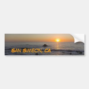 San Simeon, CA Autoaufkleber