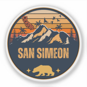 San Simeon, Kalifornien Aufkleber
