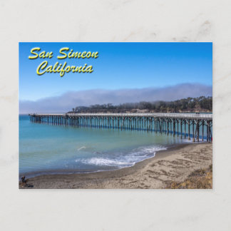 San Simeon, kalifornische Postkarte