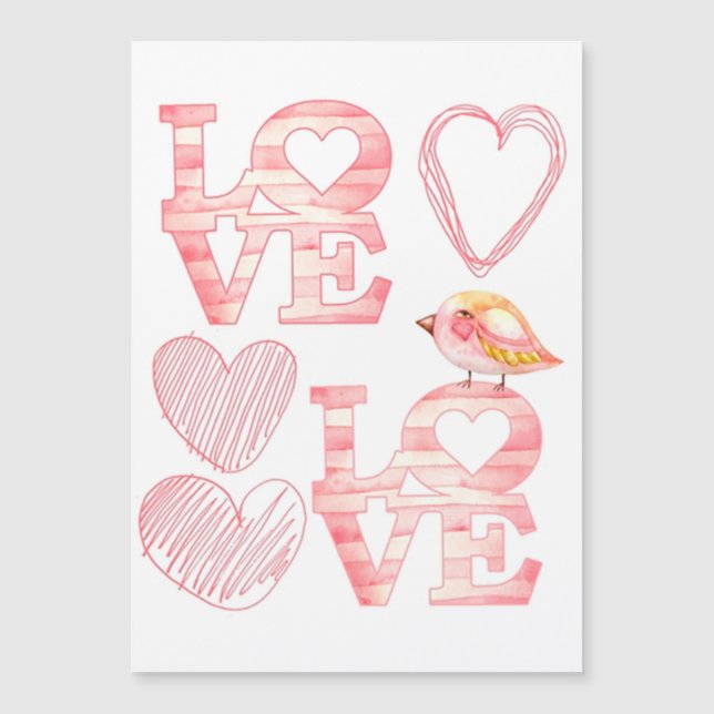 San Valentín Magnetkarte (Vorderseite)