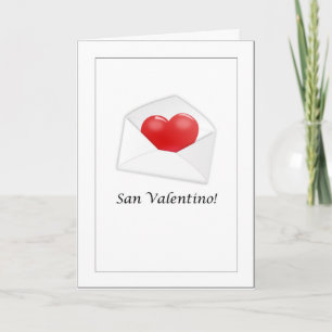 San Valentino - Zum Valentinstag Italienisch Karte