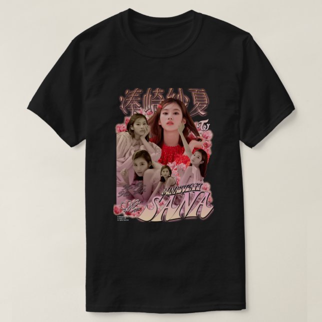 Sana - Twice Kpop T-Shirt (Design vorne)