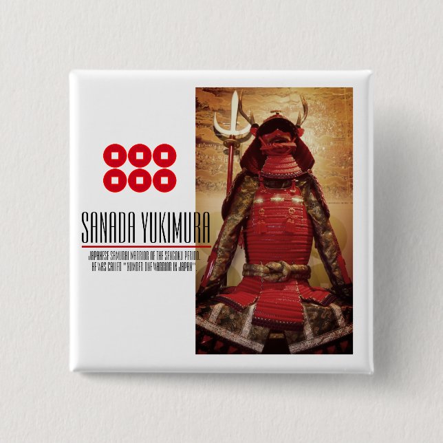 SANADA YUKIMURA:Button-Abzeichen Button (Vorderseite)