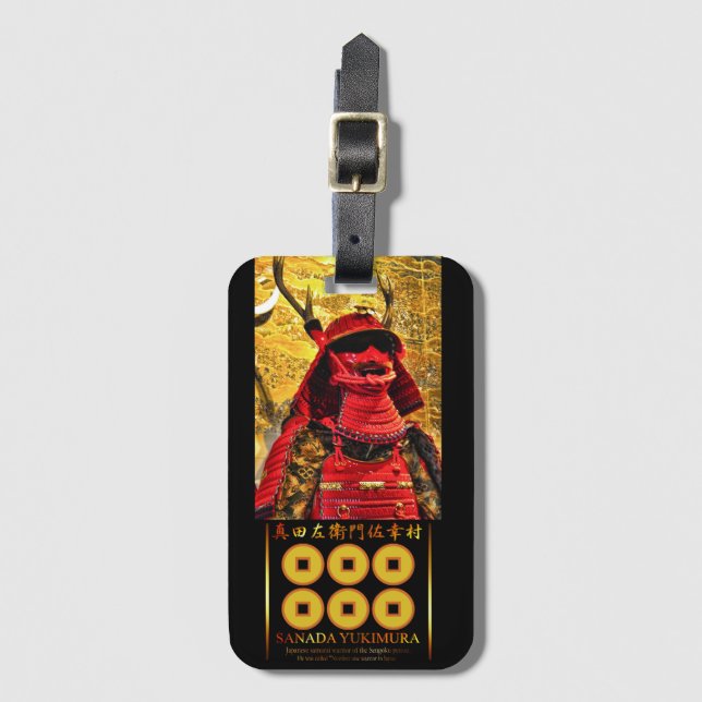 SANADA YUKIMURA [Luggage Tag] Gepäckanhänger (Vorderseite Vertikal)