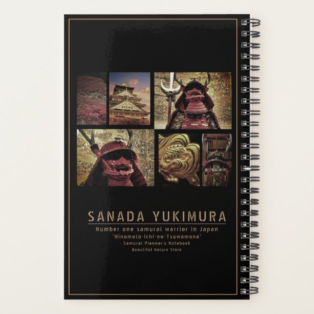 SANADA YUKIMURA (Red ver.) プランナー手帳 Planer (Rückseite)