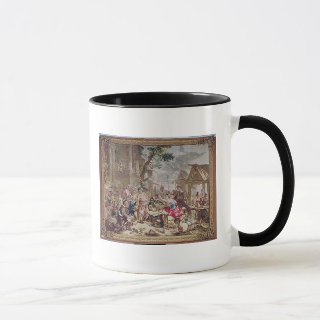 Sancho Panza und der Nuss-Verkäufer Tasse (Rechts)
