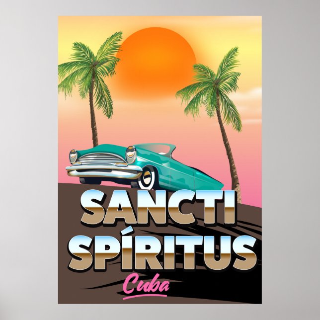 Sancti Spíritus Cuba Poster (Vorne)