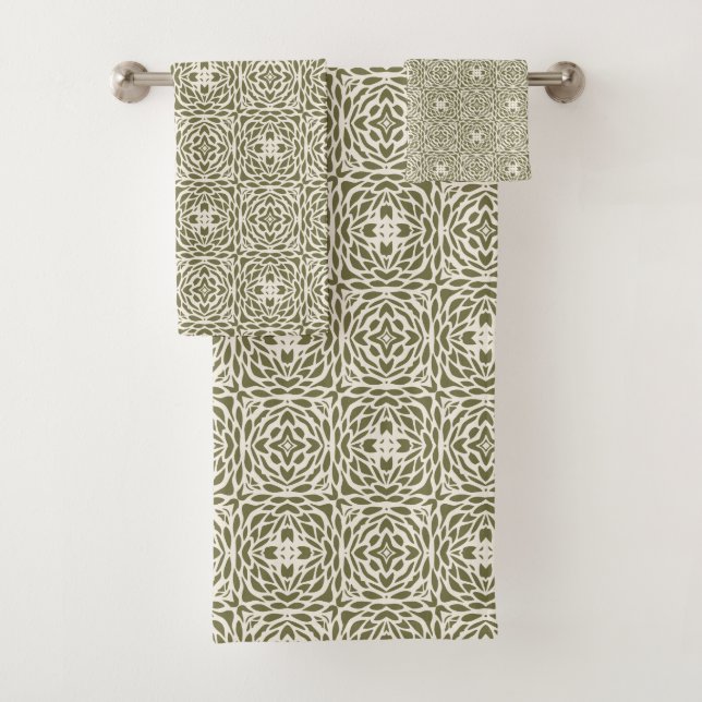 Sanctuary Bloom Badhandtuch Set (Insitu)