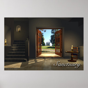 Sanctuary Poster - Inspiriert von Music