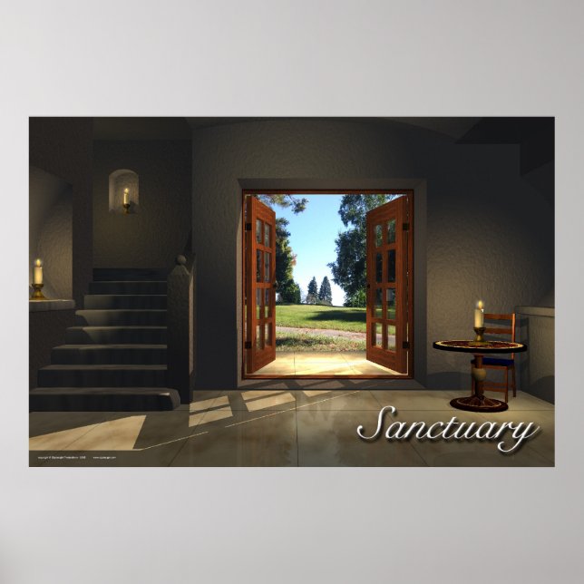 Sanctuary Poster - Inspiriert von Music (Vorne)