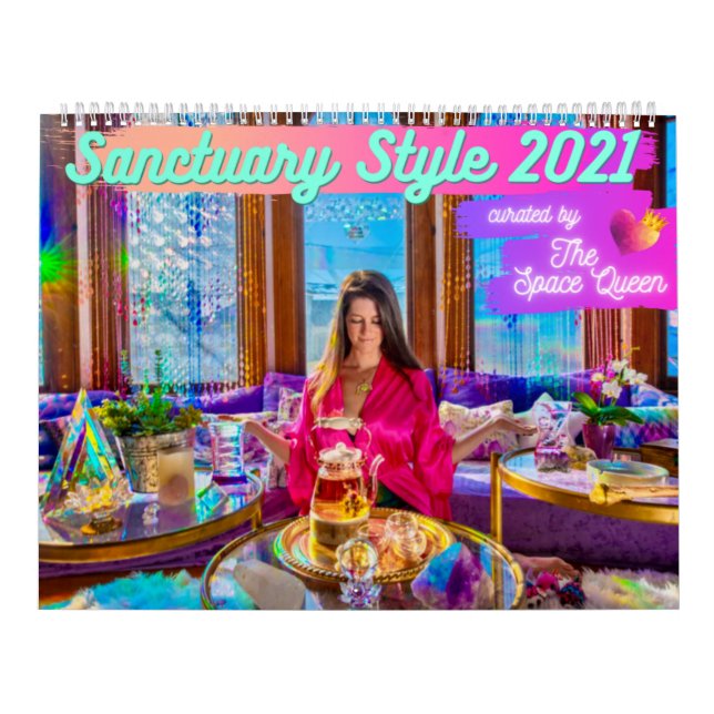 Sanctuary Style 2021 Kalender von The Space Queen (Titelbild)
