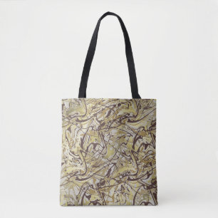 Sanctuary und Self-Love Spa Abstract Gold Marmor Tasche