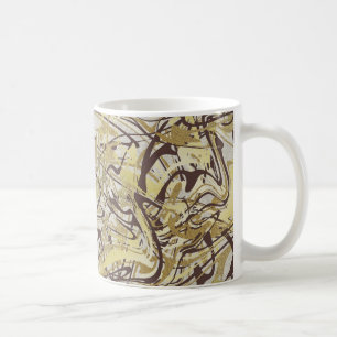 Sanctuary und Self-Love Spa Abstract Goldmarmor  Kaffeetasse