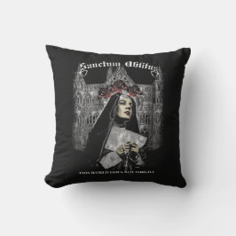 Sanctum Oblitus - Gothic Streetwear Design Kissen