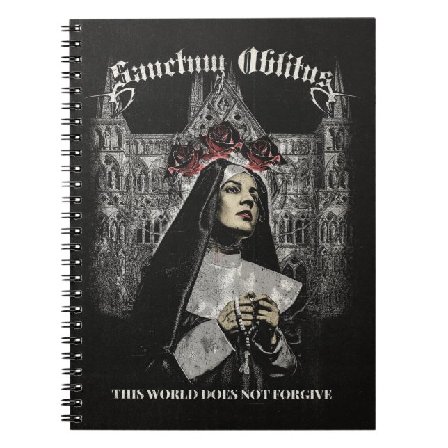 Sanctum Oblitus - Gothic Streetwear Design Notizblock (Vorderseite)