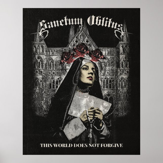 Sanctum Oblitus - Gothic Streetwear Design Poster (Vorne)